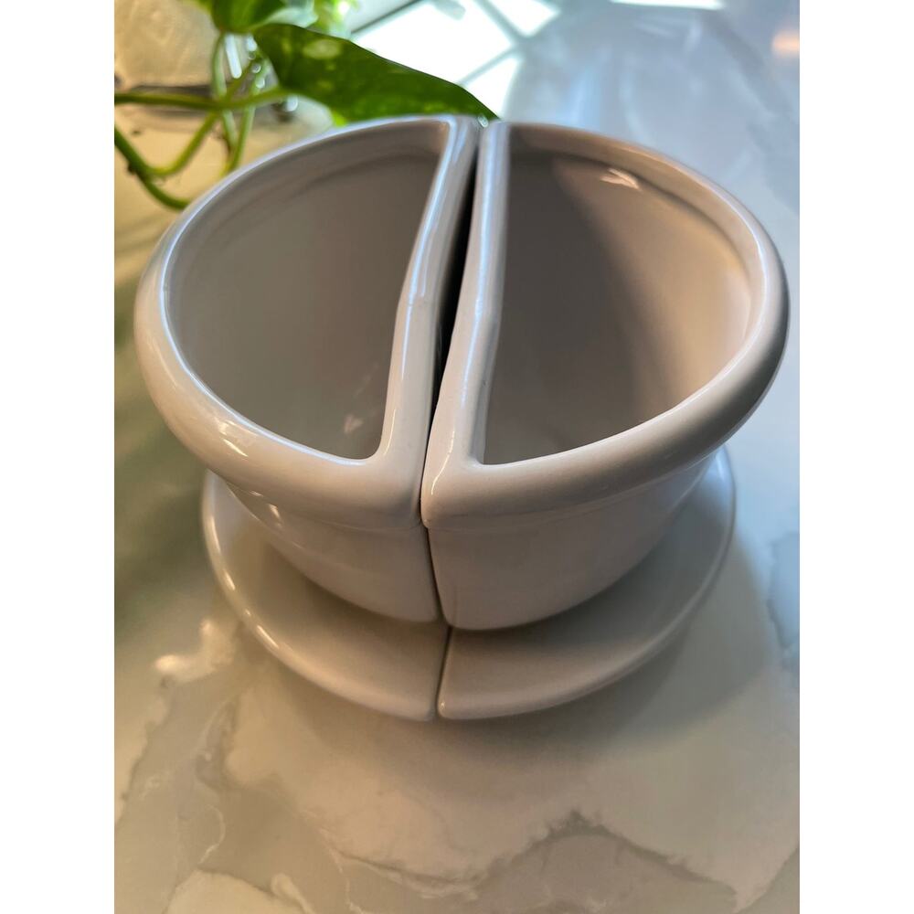 Personalized Ann's Kitchen Stoneware Decorative Tea Cups and Saucers - Picture 10 of 12